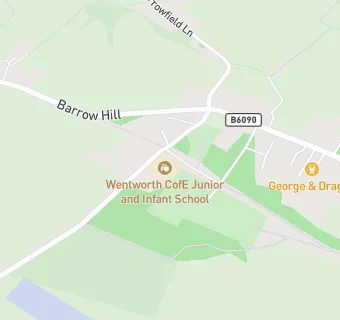 map for Wentworth CofE (Controlled) Junior and Infant School