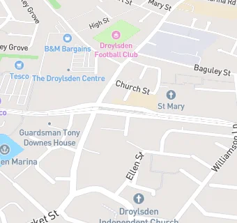 map for Droylsden Pharmacy