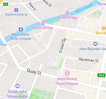map for Tattu Manchester