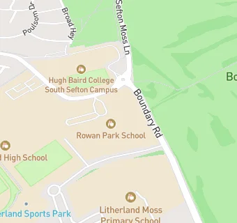 map for Rowan Park School