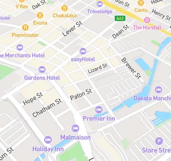 map for Premier Inn