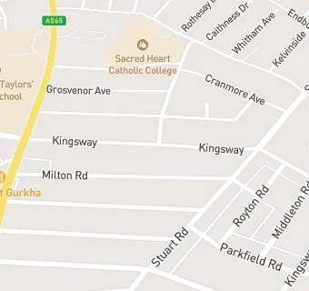 map for Kingsway Surgery