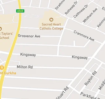 map for Kingsway Dental Practice