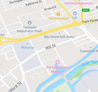 map for Hill Street Cafe