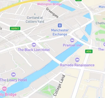 map for Travelodge Manchester Central