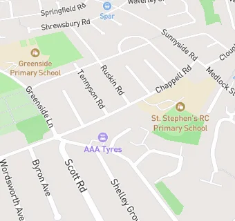 map for Dolce Limited At St Stephens Roman Catholic Primary School