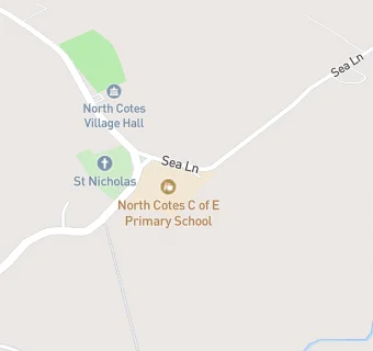 map for The North Cotes Church of England Primary School