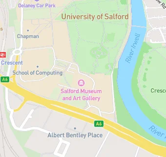 map for Salford Museum and Art Gallery Cafe