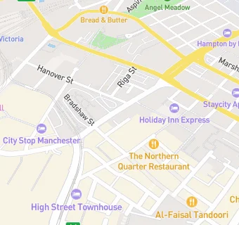 map for Manchester Souvenirs & News