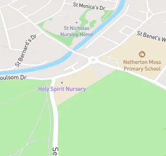 map for Holy Spirit Catholic Primary School