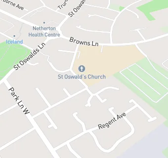 map for St Oswalds Church Hall