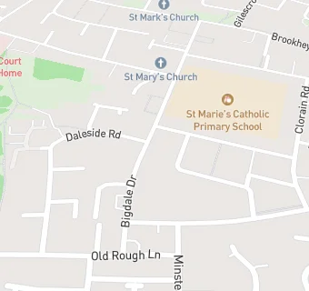 map for St Marie's Catholic Primary School