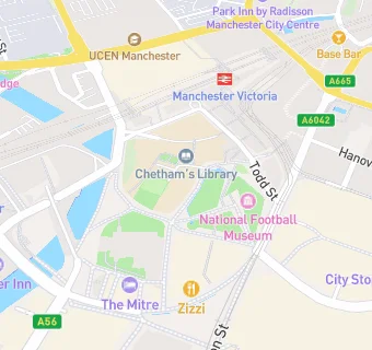 map for Chetham's School of Music