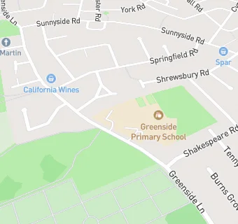 map for Mellors Catering Services Ltd At Greenside Primary School