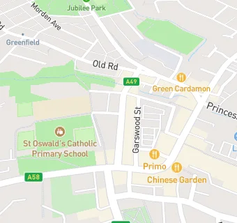 map for Bryn St Surgery