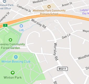 map for Winton Early Years