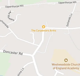 map for Westwoodside Dental Surgery