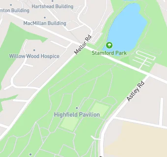 map for Highfield Pavillion Cafe