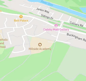 map for Hillside Academy