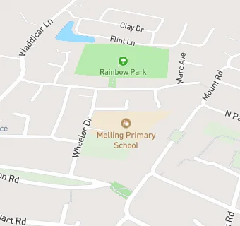 map for Melling Primary School