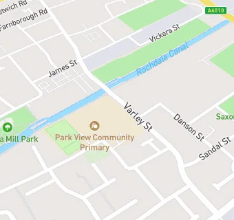 map for Park View Community Primary