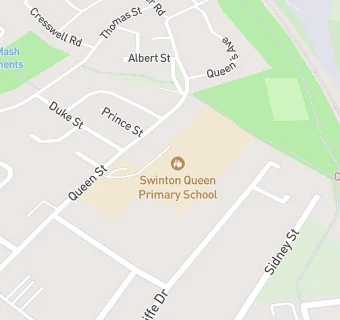 map for Swinton Queen Primary School