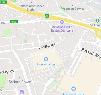 map for Tesco Salford Extra