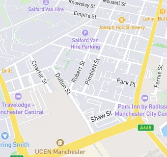 map for Booth Centre