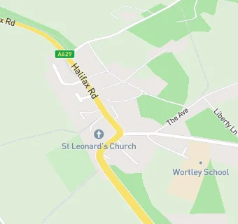 map for Wortley Arms