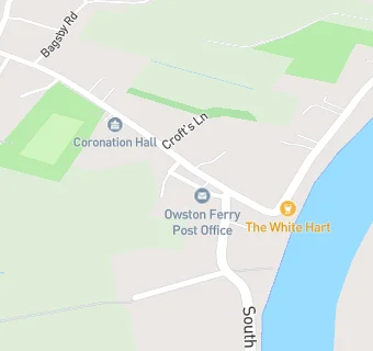 map for Owston Ferry Post Office