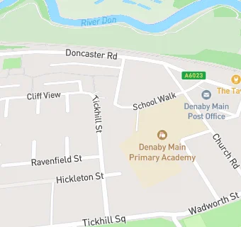 map for Denaby Main Primary Academy