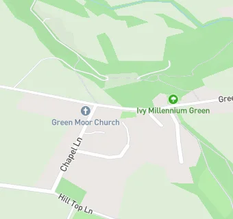 map for Green Moor Sports Club