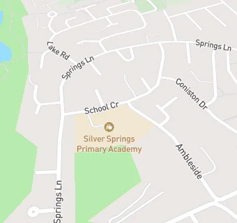 map for Silver Springs Primary Academy