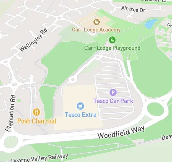 map for Tesco Petrol Station