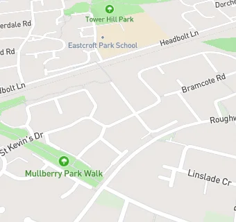 map for Overdale Primary School