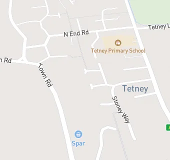 map for Huttoft Primary School