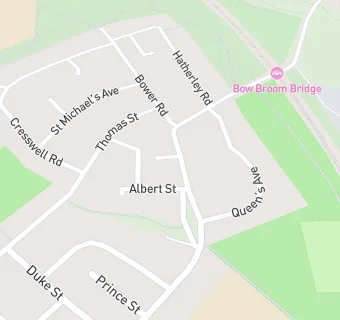 map for Cresswell Arms