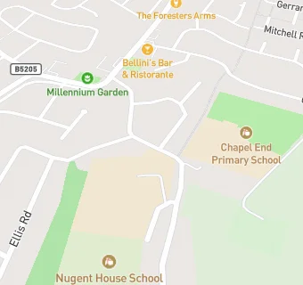 map for Nugent House School