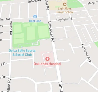 map for De La Salle Sports & Social Club