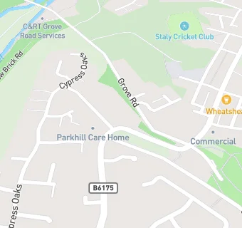 map for Parkhill Nursing Home