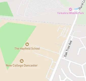 map for New College Doncaster