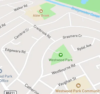 map for Westwood Smarties