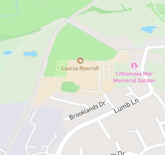 map for Littlemoss High School for Boys