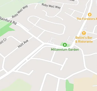 map for Mydentist, Rainford Road, Billinge