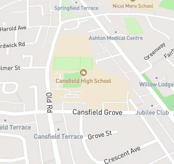 map for Mellors Catering Services - Cansfield High School