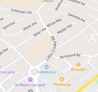 map for Crosby Village Surgery