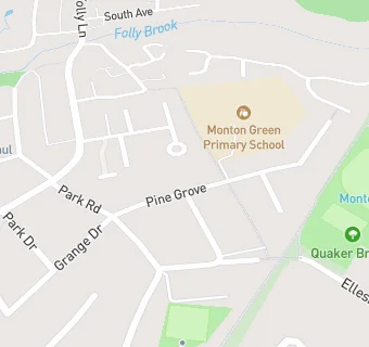 map for Monton Green Primary School