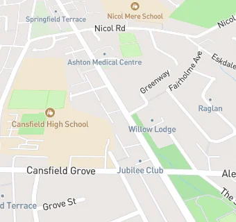 map for Ashton Jubilee Club