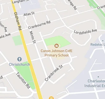 map for Dolce Limited At Canon Johnson C E Primary School