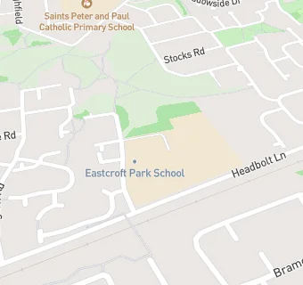 map for Eastcroft Park School